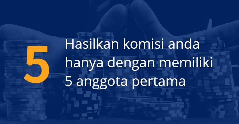 Hasilkan komisi anda hanya dengan memiliki 3 anggota pertama